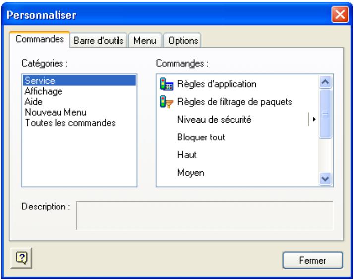 KASPERSKY ANTI-HACKER 1.8 - Modification et enregistrement des paramètres de l'interface - 2