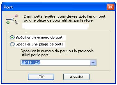 KASPERSKY ANTI-HACKER 1.8 - Définition d'un port ou d'une plage de ports - 2