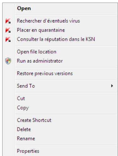 KASPERSKY ANTI-VIRUS 2012 - PROCEDURE DE RECHERCHE DE VIRUS DANS UN FICHIER, UN DOSSIER, UN DISQUE OU UN AUTRE OBJET - 1