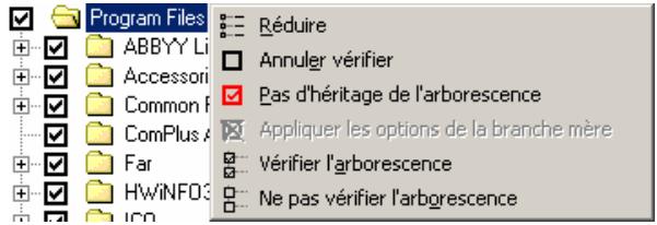 KASPERSKY ANTI-VIRUS 4.5 - Menu contextuel - 1