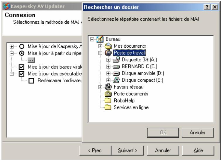 KASPERSKY ANTI-VIRUS 4.5 - Mise à jour depuis un dossier local - 4