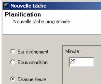 KASPERSKY ANTI-VIRUS 4.5 - Lancement de la tâche toutes les heures - 1