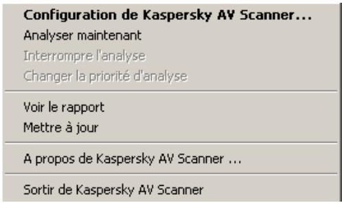 KASPERSKY ANTI-VIRUS 4.5 - Menu Système - 1