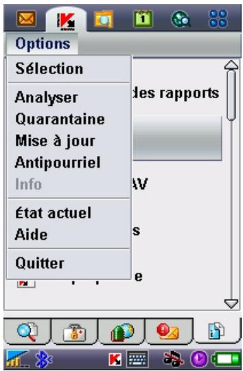 KASPERSKY ANTI-VIRUS MOBILE 6.0 - Interface graphique utiliser - 5