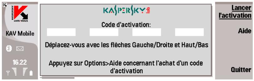 KASPERSKY ANTI-VIRUS MOBILE 6.0 - Activation du logiciel - 1