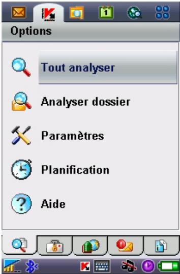 KASPERSKY ANTI-VIRUS MOBILE 6.0 - Protection en temps réel des fichiers - 1