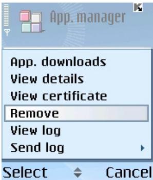 KASPERSKY ANTI-VIRUS MOBILE 6.0 - Supprimez Kaspersky Anti-Virus : - 3