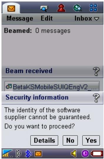 KASPERSKY ANTI-VIRUS MOBILE 6.0 - Installation de Kaspersky Antivirus - 1