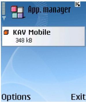 KASPERSKY ANTI-VIRUS MOBILE 6.0 - Supprimez Kaspersky Anti-Virus : - 2