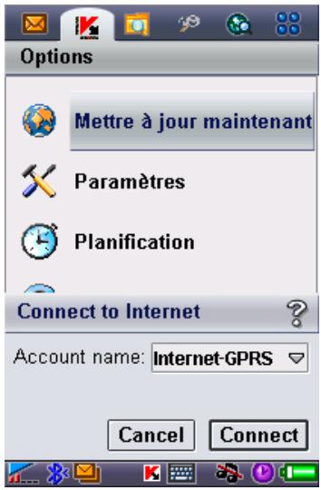 KASPERSKY ANTI-VIRUS MOBILE 6.0 - Sélection de la méthode de mise à jour - 2