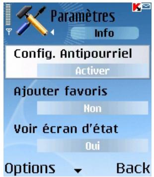 KASPERSKY ANTI-VIRUS MOBILE 6.0 - Paramètres généraux - 1