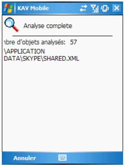 KASPERSKY ANTI-VIRUS MOBILE 6.0 - Analyse à la demande - 2