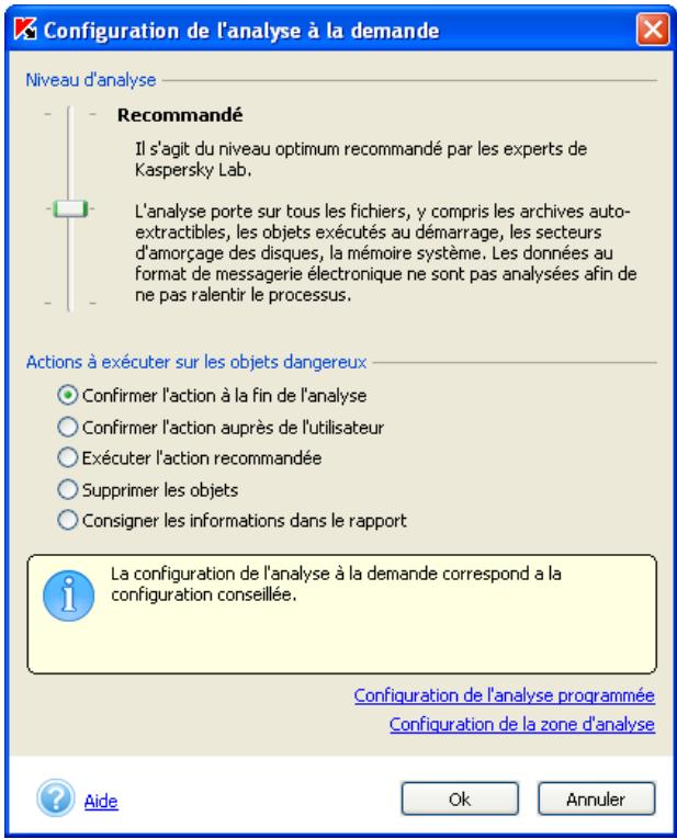 KASPERSKY ANTI-VIRUS PERSONAL 5.0 - Configuration à utiliser pour l'analyse - 9