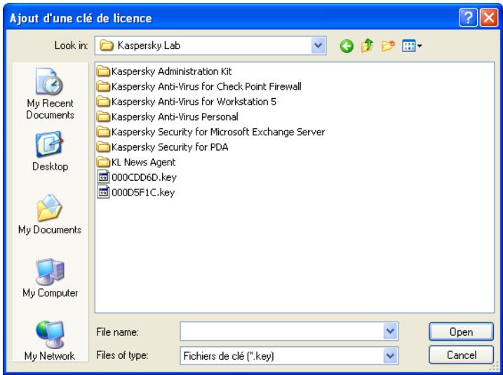 KASPERSKY ANTI-VIRUS PERSONAL 5.0 - Etape 8. Activation de la clé de licence - 5