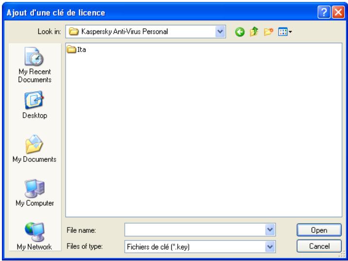 KASPERSKY ANTI-VIRUS PERSONAL 5.0 - Etape 8. Activation de la clé de licence - 4