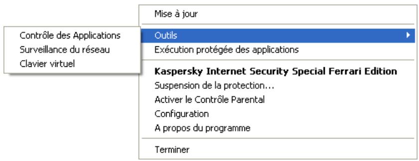 KASPERSKY INTERNET SECURITY 11 - MENU CONTEXTUEL - 1
