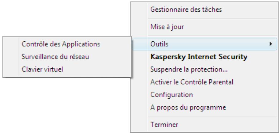 KASPERSKY INTERNET SECURITY 2012 - MENU CONTEXTUEL - 1