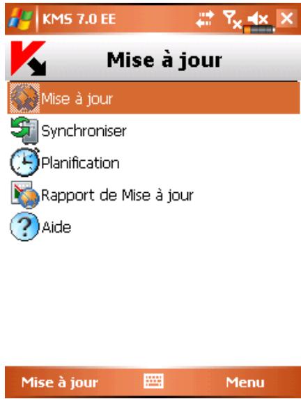 KASPERSKY MOBILE SECURITY 7.0 ENTERPRISE EDITION - Mise à jour des bases de l'application - 1
