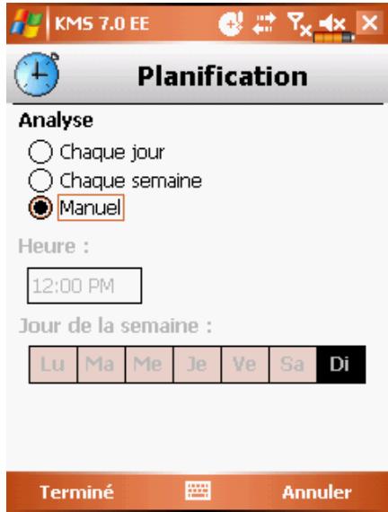 KASPERSKY MOBILE SECURITY 7.0 ENTERPRISE EDITION - Planification de l'analyse - 1