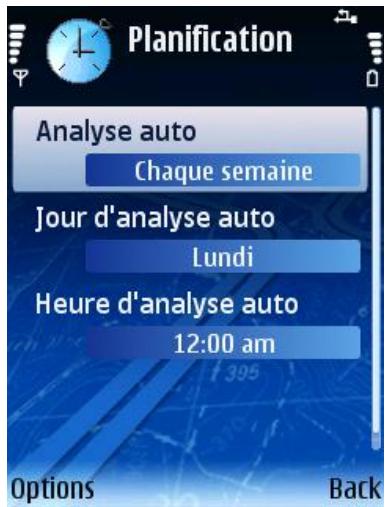 KASPERSKY MOBILE SECURITY 7.0 ENTERPRISE EDITION - Planification de l'analyse - 1