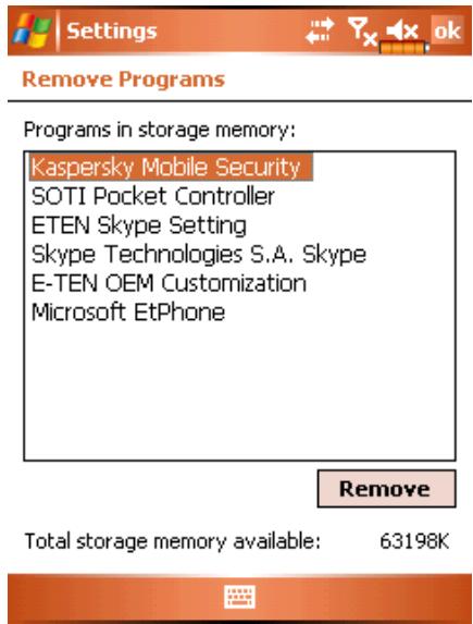 KASPERSKY MOBILE SECURITY 7.0 ENTERPRISE EDITION - Désinstallation de l'application - 4