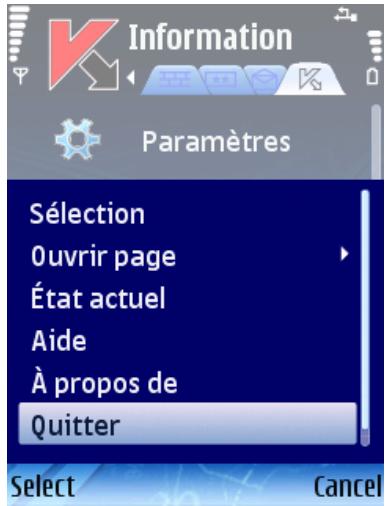 KASPERSKY MOBILE SECURITY 7.0 ENTERPRISE EDITION - Désinstallation de l'application - 1