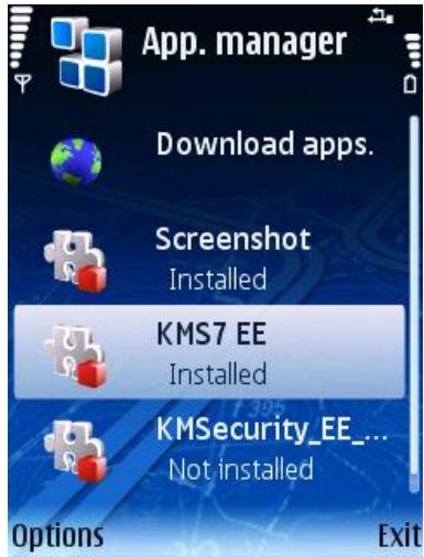 KASPERSKY MOBILE SECURITY 7.0 ENTERPRISE EDITION - Déinstallation de Kaspersky Mobile Security - 2