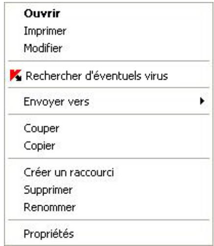 KASPERSKY SMALL OFFICE SECURITY 2 - PROCEDURE DE RECHERCHE DE VIRUS DANS UN FICHIER, UN DOSSIER, UN DISQUE OU UN AUTRE OBJECT - 1