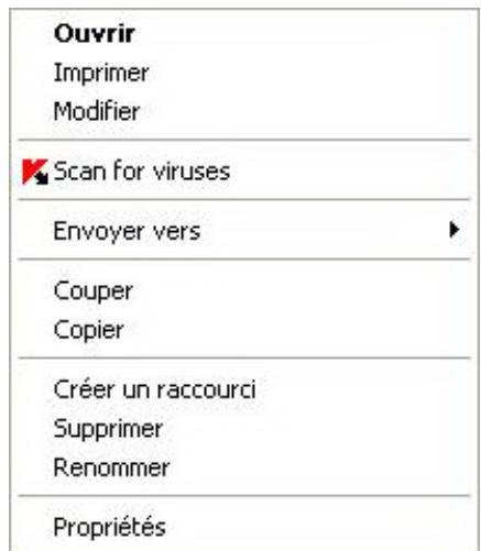 KASPERSKY ANTI-VIRUS FOR WINDOWS WORKSTATION - LANCEMENT DE LA RECHERCHE D'EVENTUELS VIRUS - 1