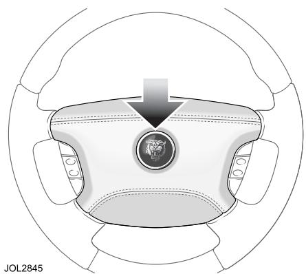JAGUAR S-TYPE 2006 - Fonctionnement de l'avertisseur SONORE - 1