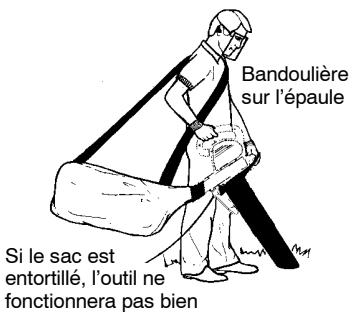 WEED EATER EBV - Ajustement de la bandouliere - 2