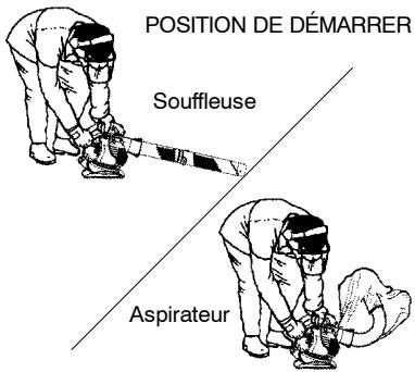 WEED EATER VS2000BV - Avant de FAIRE de demarrer le moteur - 1