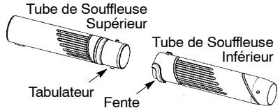 WEED EATER VS2000BV - Installation du TUBE de souffleuse - 1
