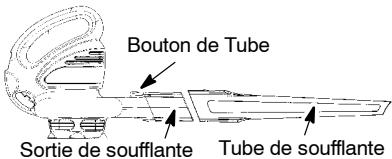 WEED EATER WEB160 - Montage de TUBE de soufflante - 1