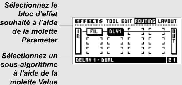 TC ELECTRONIC FIREWORX - Comment changer de sous-algorithmme - 1