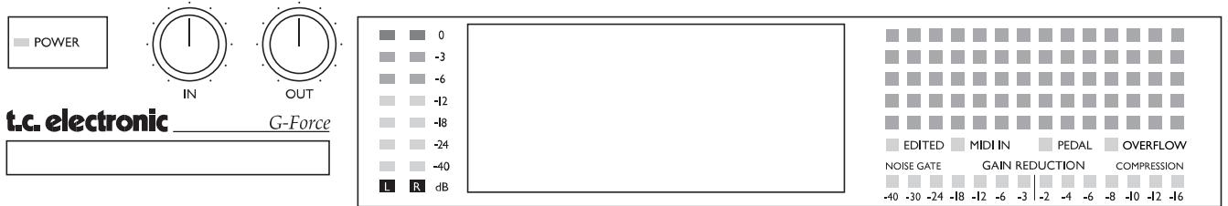 TC ELECTRONIC G-FORCE - Entrées/Sortie - 1