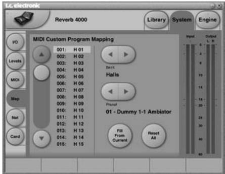 TC ELECTRONIC R4000 - Page MIDI MAP - 1
