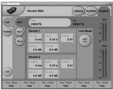 TC ELECTRONIC R4000 - Page principale (Main) - 1