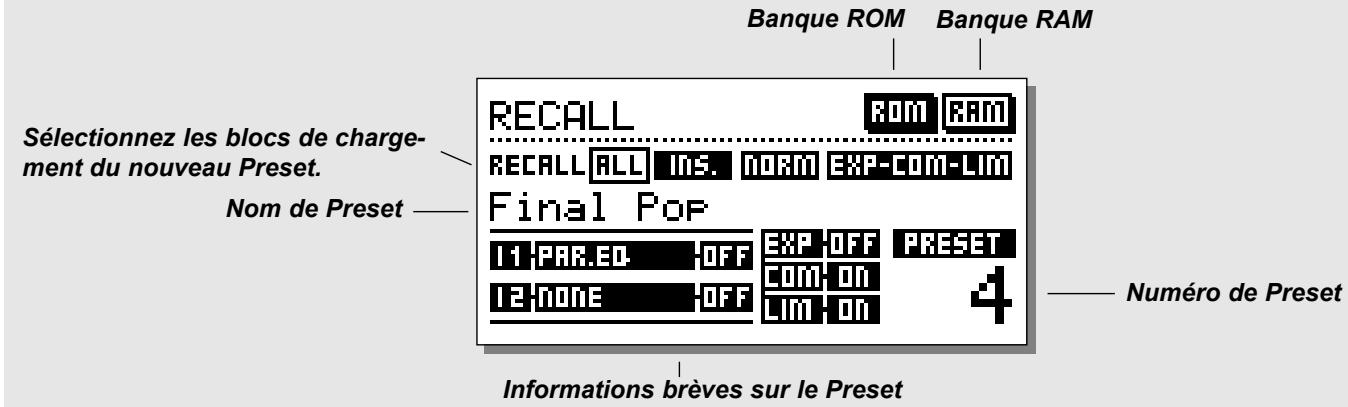 TC ELECTRONIC FINALISER PLUS - FENETRE RECALL - 1