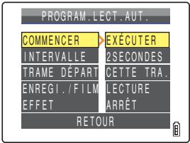 CONTAX U4R - Pourcommencer et finir un diaporama [LECT. AUTO] - 4