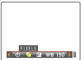 CONTAX U4R - Sélection du nombre de pixels - 1