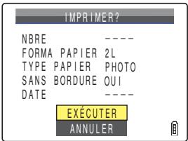 CONTAX U4R - Appuyer sur la touche de sélection vers le haut ▲ pour sélectionner [exécuter], puis appuyer sur Ⓞ. - 2