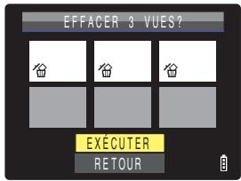 CONTAX U4R - Effacement des images sélectionnées (SELECT ET EFFACER) - 7