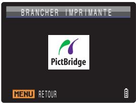 CONTAX U4R - Appuyer sur la touche de sélection vers la gauche « ou vers la droite « pour sélectionner pictbridge [4] et appuyer sur ©. - 2