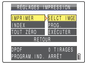 CONTAX U4R - Spécifier les réglages DPOF - 4