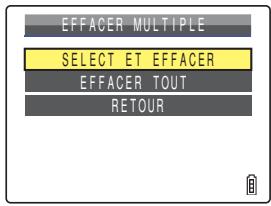CONTAX U4R - Effacement des images sélectionnées (SELECT ET EFFACER) - 4