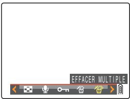 CONTAX U4R - Effacement de toutes les images (EFFACER TOUT) - 3