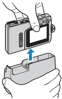 CONTAX U4R - Retirer l'appareil du socle USB. - 1