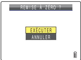 CONTAX U4R - Appuyer sur la touche de sélection vers le haut ▲ pour sélectionner [exécuter], puis appuyer sur Ⓞ. - 1