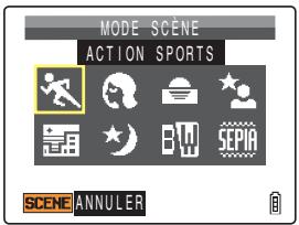 CONTAX U4R - Sélection du mode scène - 4